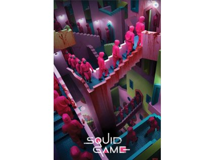 Plakát Squid Game Crazy Stairs