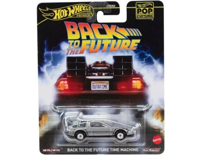 Hot Wheels Premium Pop Culture Back To The Future Time Machine Nové