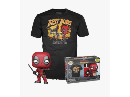 Funko set Deadpool and Wolverine a tričko vel.XL Nové