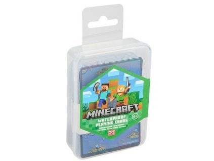 Voděodolné hrací karty Minecraft