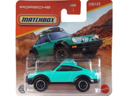 Matchbox 1985 Porsche 911 Rally zelené