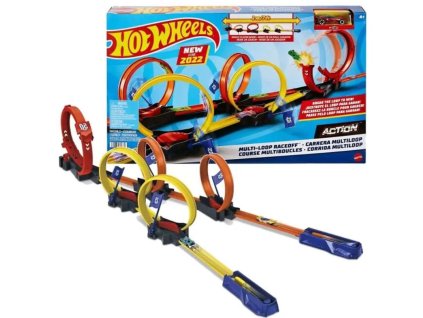 Závod Hot Wheels Action MultiLoop Raceoff Track Set
