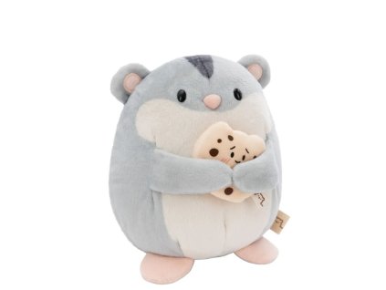 Plyšák Super Mochie Křeček se sušenkou 16cm