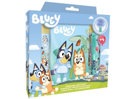 Diář s kouzelným perem Bluey