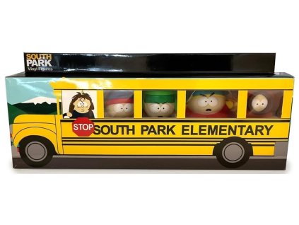 Figurky South Park ve školním autobuse 5ks Nové