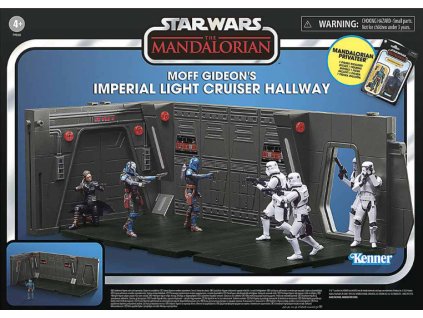 Figurka Star Wars The Mandalorian Tantive Hallway with Mandalorian Privateer 10cm