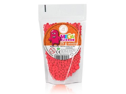 Megaslizoun Minerální kuličky oranžové 25g