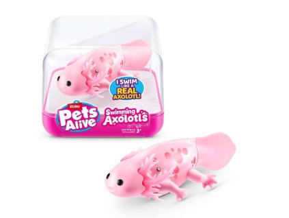 Pets Alive Plavající Axolotl růžový