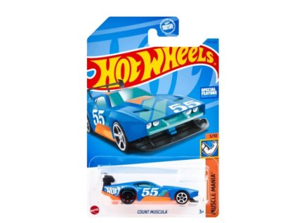 Hot Wheels Count Muscula modré