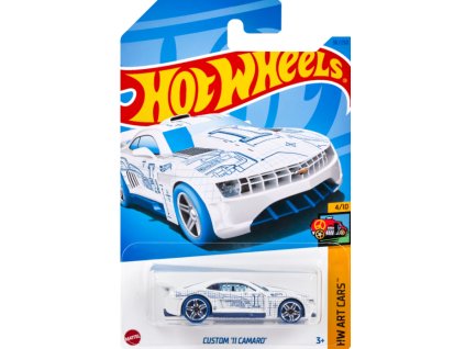 Hot Wheels Custom 11 Camaro bílé