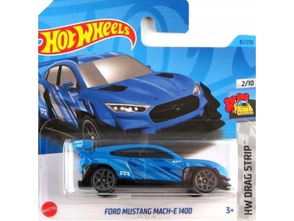 Hot Wheels Ford Mustang Mach E 1400 modré