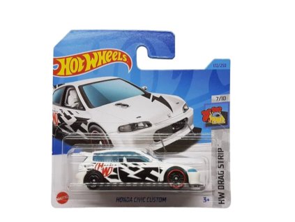 Hot Wheels Honda Civic Custom bílá