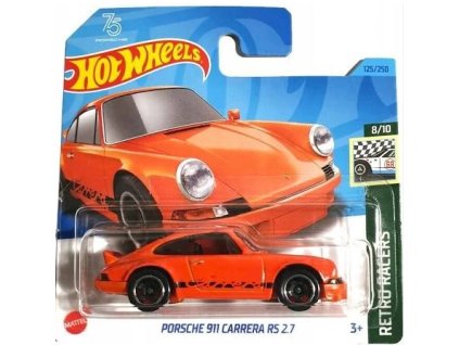 Hot Wheels Porsche 911 Carrera RS 2.7 oranžové