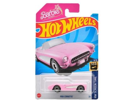 Hot Wheels 1956 Corvette růžová Nové
