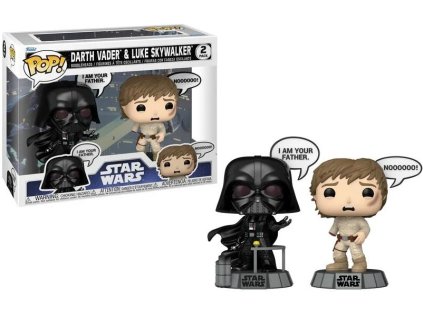 Funko Pop! 2 pack Star Wars Darth Vader and Luke Skywalker