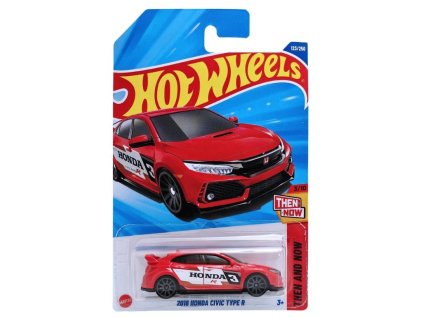 Hot Wheels 2018 Honda Civic Type R červená Nové