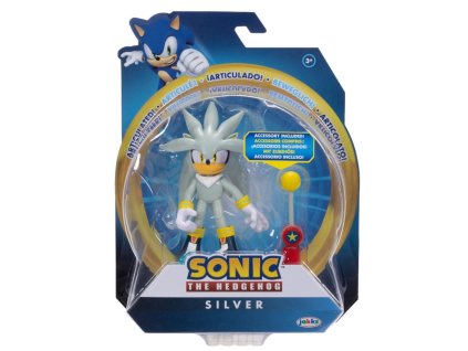 Figurka Ježek Sonic The Hedgehog Silver V17 10cm
