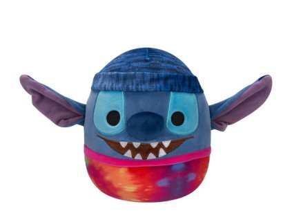Plyšák Squishmallows Stitch in beanie Hat