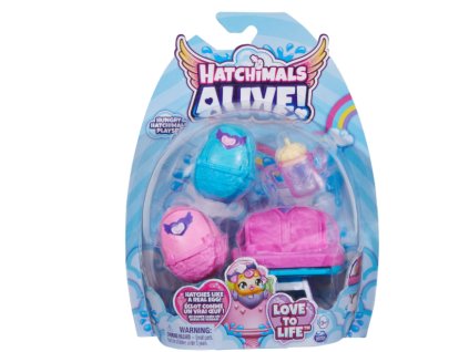Hrací set Hatchimals s krmící židlí