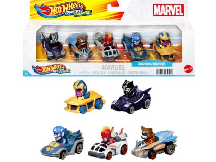 Auto Hot Wheels Marvel 5ks