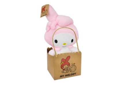 Plyšák Hello Kitty My Melody v tašce 27cm Nové