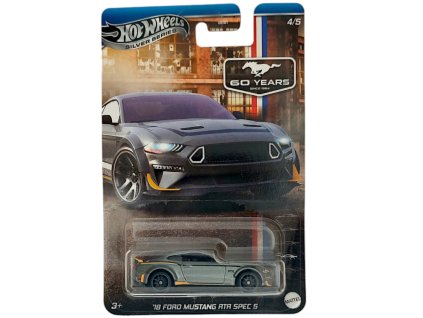 Hot Wheels Silver Series 60 Years 18 Ford Mustang RTR Spec 5