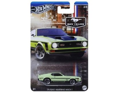 Hot Wheels Silver Series 60 Years 71 Ford Mustang Mach1
