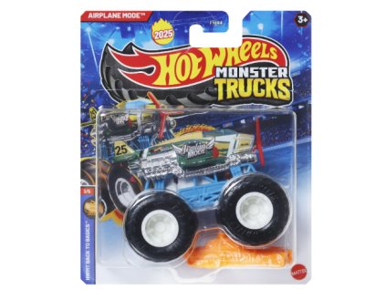 Hot Wheels Monster Trucks Hwmt Back To Basics Airplane Mode Nové