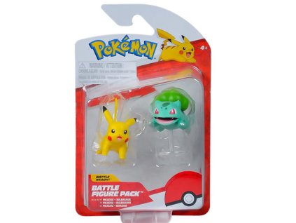 Figurky Pokémon Battle 2pack Pikachu a Bulbasaur