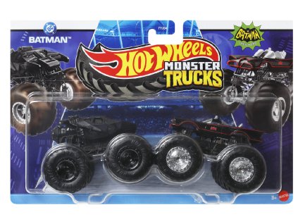 Hot Wheels Monster Trucks Demolition Doubles DC Batman vs Batman Classic TV Nové