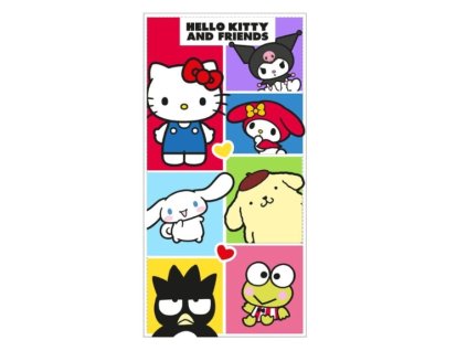 Osuška Hello Kitty and friends