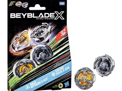 Beyblade x Gale Wyvern 360T & Sword Dran 380B Dual Pack