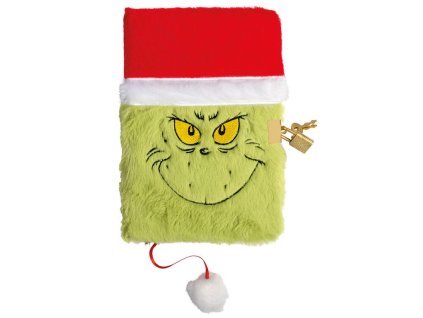 Plyšový zápisník Grinch