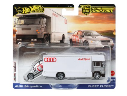 Hot Wheels Premium Car Culture Audi S4 quattro a Fleet Flyer Nové