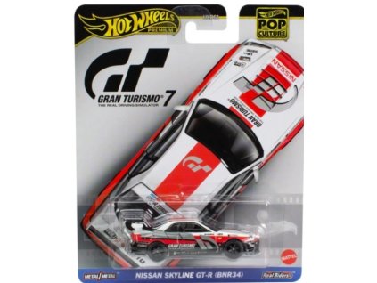 Hot Wheels Premium Gran Turismo 7 Nissan Skyline GT R BNR34
