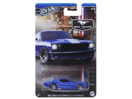 Hot Wheels Silver Series 60 Years 65 Ford Mustang 2+2 Fastback tmavé