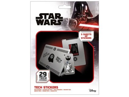 Sada vinylových samolepek Star Wars 29ks Nové