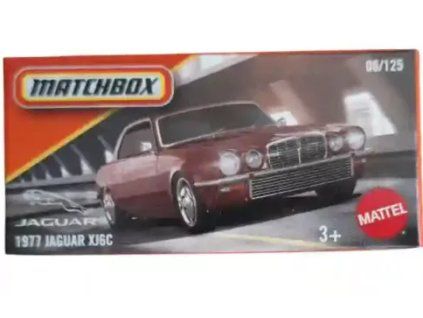 Matchbox 1977 Jaguar XJ6C červený