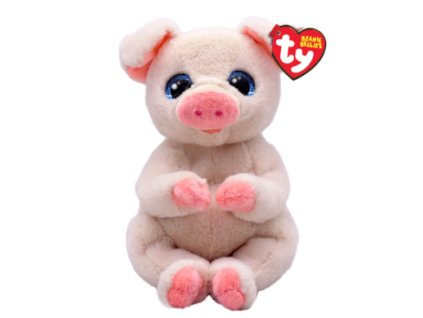 Plyšový přívěšek Ty Beanie Bellies Penelepe The Pink Pig 15cm