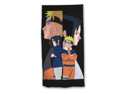 Plážová osuška Naruto Shippuden Naruto and Sasuke 70x140cm