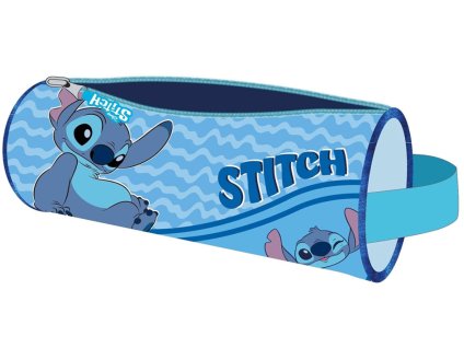 Kulatý penál Disney Stitch modrý
