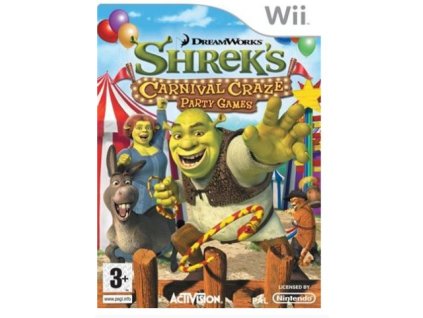 Wii Shreks Carnival Craze Party games