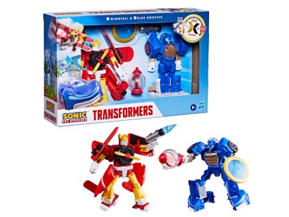 Figurky Transformers x Sonic Wingtail and Blue Booster