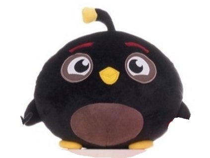 Plyšák Angry Birds černý 19cm