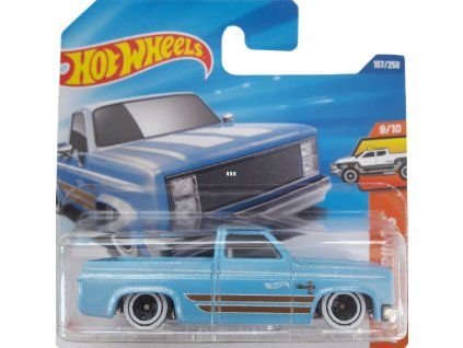 Hot Wheels 83 Chevy Silverado modré
