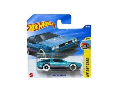 Hot Wheels DMC Delorean zelené