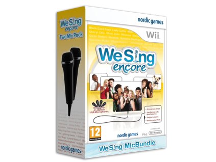Wii We Sing Encore a 2 mikrofony