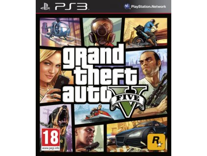 PS3 Grand Theft Auto V (GTA 5) Nové