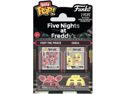 Funko Bitty POP! Five Nights at Freddys 2 Pack Foxy The Pirate and Chica
