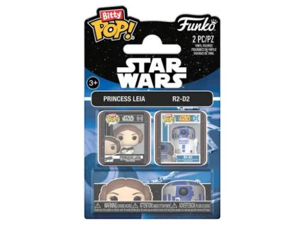 Funko Bitty Pop! Star Wars Leia and R2D2 Nové